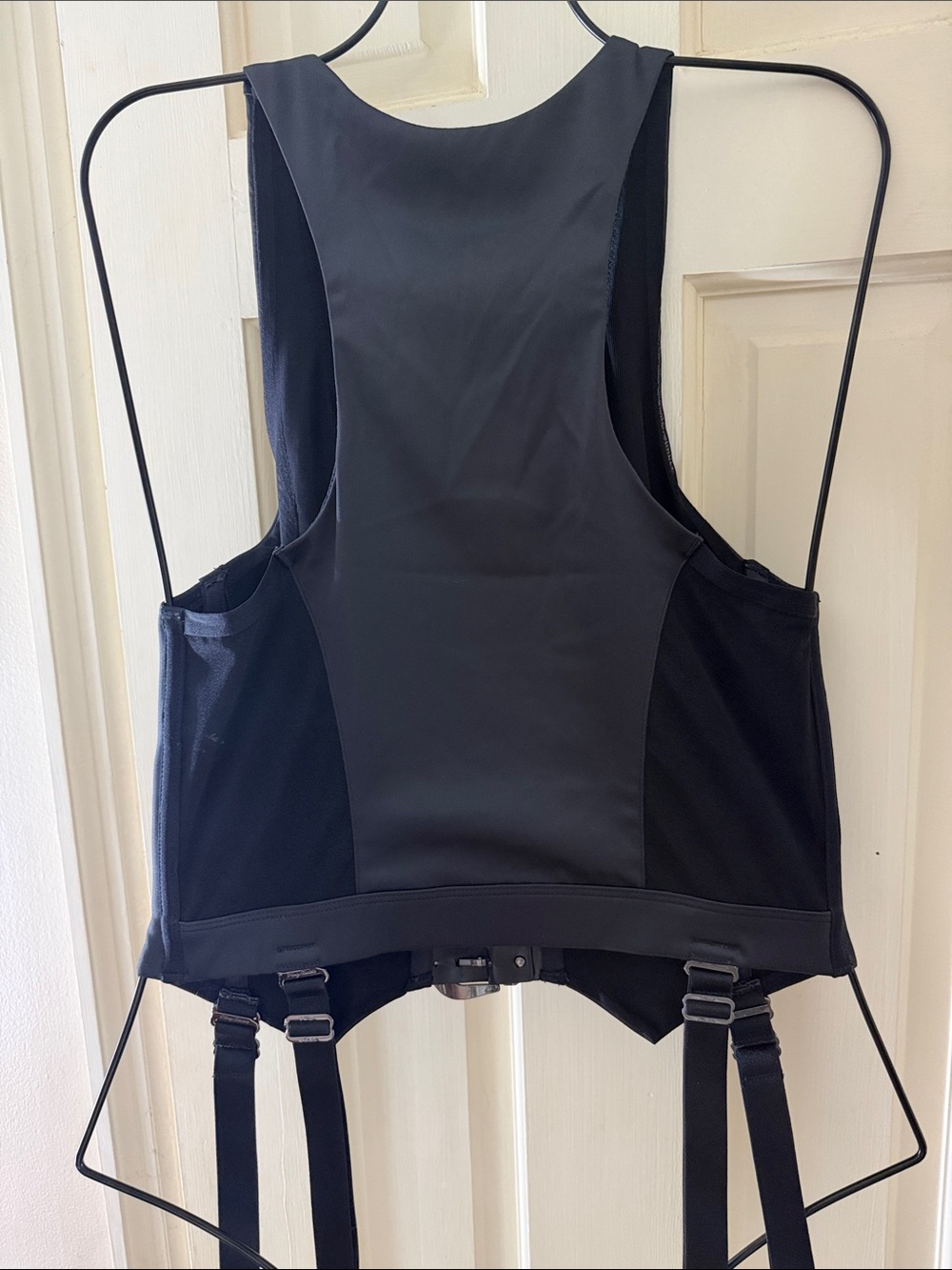 Honey Birdette Max Gilet Corset Vest with Garter Straps and Buckle Accents - Picture 5 of 7
